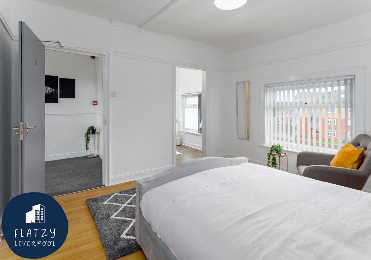 Flatzy - 6 Bed Oasis Close To Football Stadiums Liverpool Bagian luar foto