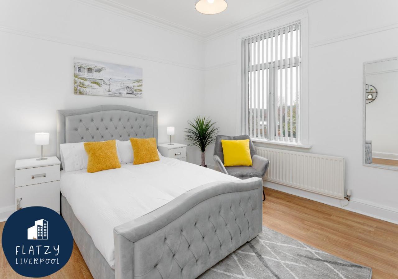 Flatzy - 6 Bed Oasis Close To Football Stadiums Liverpool Bagian luar foto