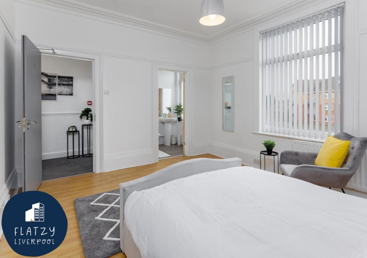 Flatzy - 6 Bed Oasis Close To Football Stadiums Liverpool Bagian luar foto